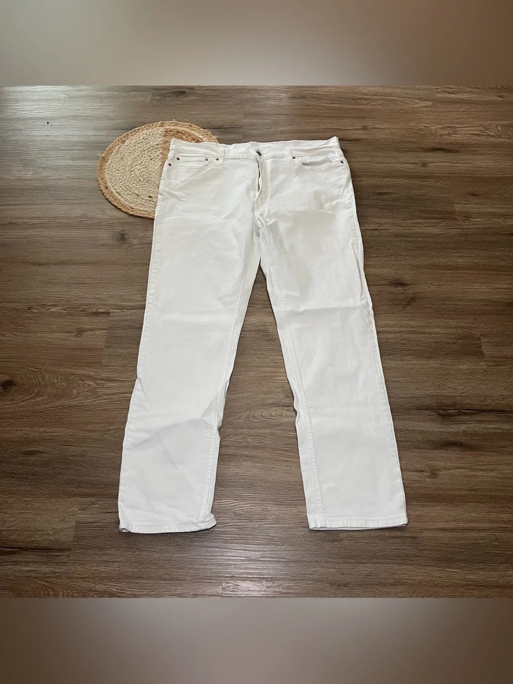 LEVI'S 541 White Denim Mens Jeans